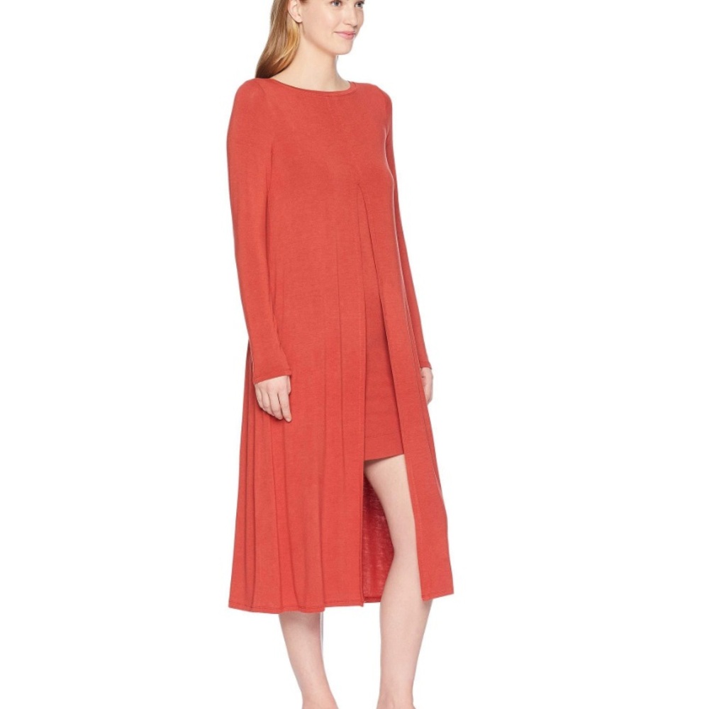 BCBGMaxAzria Pink Long Sleeve Sweater Dress